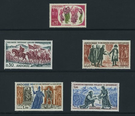 Fransk Andorra - Årgang 1963 - Postfrisk