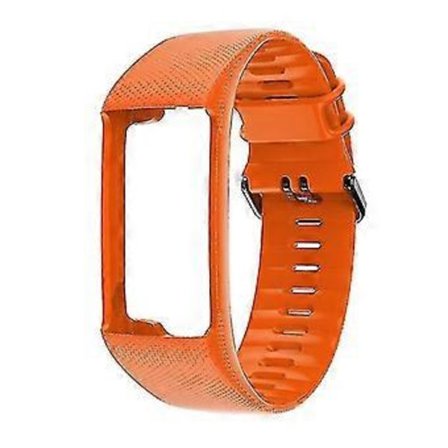 2023 Nytt Ersättningsarmband Mjukt Silikon Armbandsur Smart Sportklocka Armband För Polar A360 A370 (Orange)