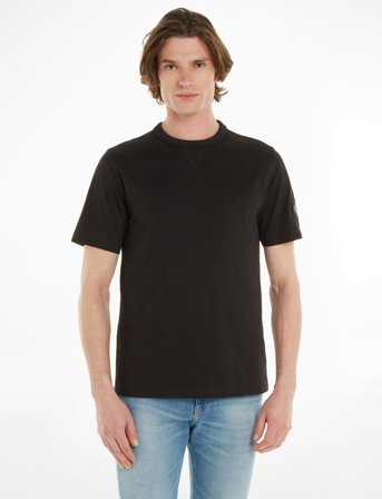 Calvin Klein Jeans Badge Regular Tee - Black - XS