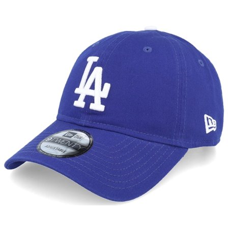 New Era - MLB Ble unconstructed Czapka Z Daszkiem - Los Angeles Dodgers MLB Core Classic 9TWENTY Royal/White Dad Cap @ Hatstore