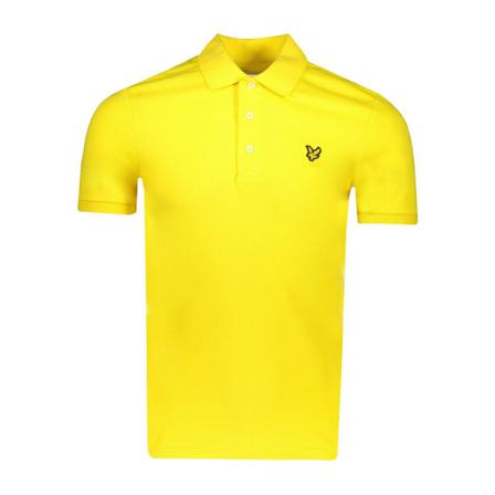 Lyle & Scott Polo , Geel , Heren , Maat: S