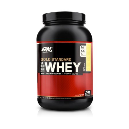Optimum Nutrition Gold Standard 100% Whey, 899g 899 g French Vanilla Créme (Limited!), Kosttilskudd, Proteinpulver, Myseprotein (Whey Protein)