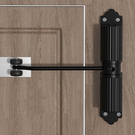 Kodin oven sulkemislaitteen puskuri MUSTA