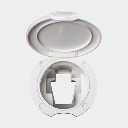 Support de douche, plastique, blanc