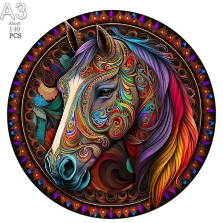 Upeat kukat puiset eläinpalapeli aikuisille lapsille Ihanat lohikäärmeen korkealaatuiset palapelit Brain Twister -lelut