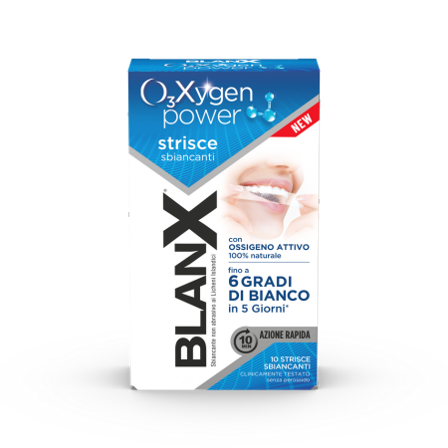 Blanx O3Xygen Power 10 Strisce Sbiancanti