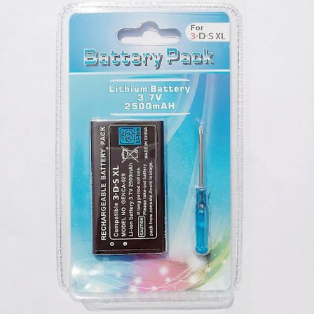 xjNew Ladattava Akun Paketti Yhteensopiva Nintendo 3ds Xl / 3ds Xl 2500mah