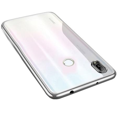 Huawei Y6 2019 - Eksklusivt kraftfuldt silikonetui Silver