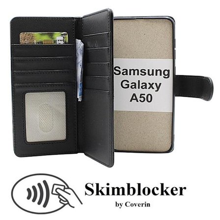 Skimblocker XL Lompakko Samsung Galaxy A50 (A505FN/DS)