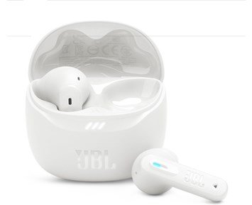 JBL-Tune Flex 2 - White-Støyreduserende ørepropper med tilpassbar lydinnstilling-Head & earphones-In-ear-hodetelefoner