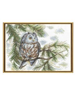 Broderikit Billede Lille ugle - Andriana