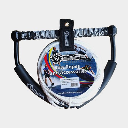 Wakeboardlina BASE Wakeboard EVA, 20 meter, 4 sektioner, med EVA-handtag, camo