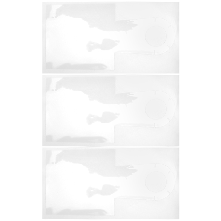 2 st/påse cykel vevarm skyddande film transparent mountainbike vevarm klistermärken skydd typ C