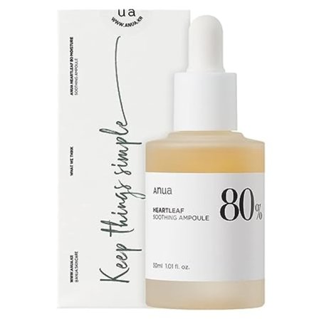 ANUA HEARTLEAF 80% AMPOULE 30ml - Lugnande ansiktsserum