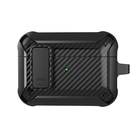 Deksel til Airpods Pro 2 trådløse øretelefoner SVART