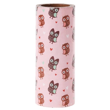 Genanvendeligt tøj frakke Sticky Lint Roller Rengøringsenhed til rengøring af kæledyrshårfjerner