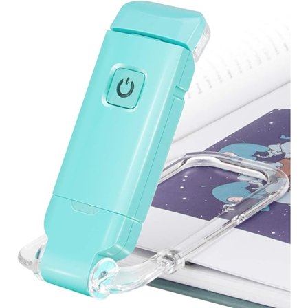 Säädettävä lämmin valkoinen valo USB-ladattava yöpöydän lukuvalaisin