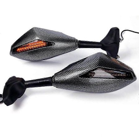 1 par motorcykel LED blinklys spejle til HONDA CBR600RR 1000RR 500R SUZUKI SXR1000 Hayabusa SV650S GSXR600 GSXR750