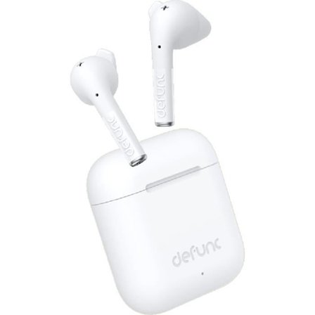 Trådlösa hörlurar - Defunc - TRUE TALK - In-ear - Vit - Spela/pause-knappar