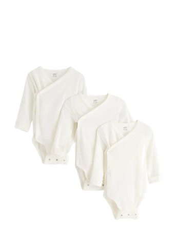 Lindex Body Wrap Basic 3 Pack - White - 62