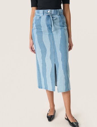 Soaked in Luxury Slmaisa Skirt - Blue - S