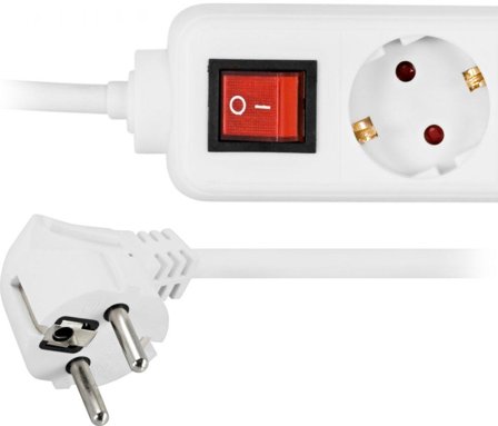 Deltaco GT-133 - flerkoplingslist - 3500 watt