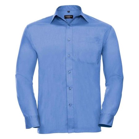 Russell Collection Herr Poplin Easy-Care Formell Skjorta 4XL Corpo