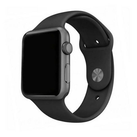 Mercury Silicon Apple Watch-rem 38/40/41 mm svart/svart