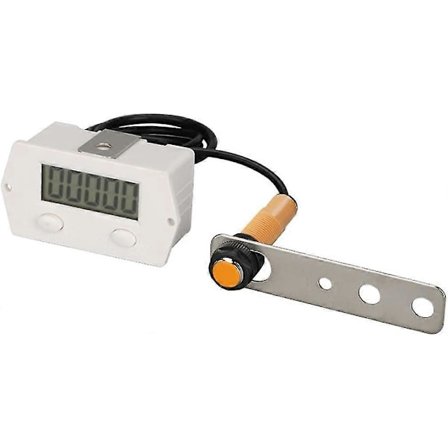 Digital Tæller Elektronisk Klik Tæller Magnetisk Høj Følsom Række Nummer Xj-5j Klik Tæller Hvid Industriel Kontrol Switchwhite1pcs)