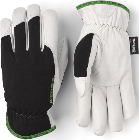 Hestra JOB Kobolt Winter Svart Arbetshandske