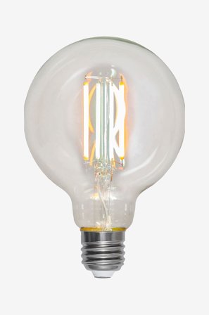Star Trading - LED-pære G95 Smart Bulb - Transparent - Smart belysning - Fra Homeroom