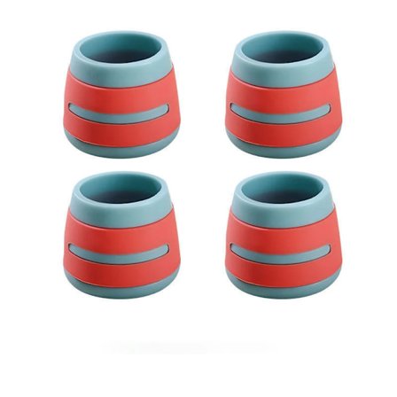 4pc Silicone Stool Table Foot Cover Furniture Legs Protection Cover Non-slip Round Floor Protector Pads Chair Leg Caps