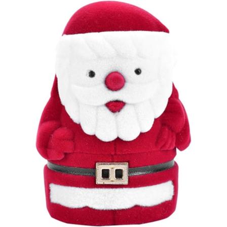 Mini Jultomte Smyckeskrin, Kreativ Hängande Örhängeskrin för Julgåvor och Dekorationer