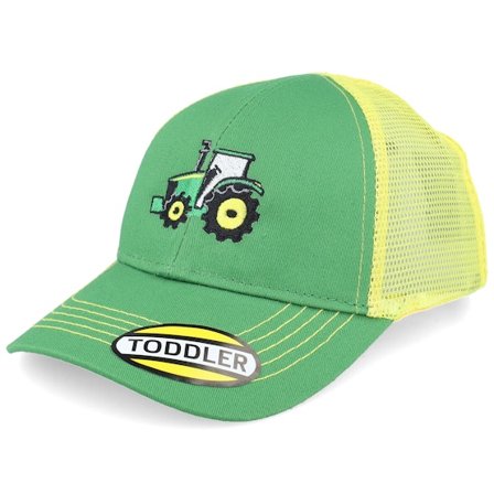 John Deere - Groen trucker Cap - Kids Mesh Back Tractor Green/Yellow Trucker @ Hatstore