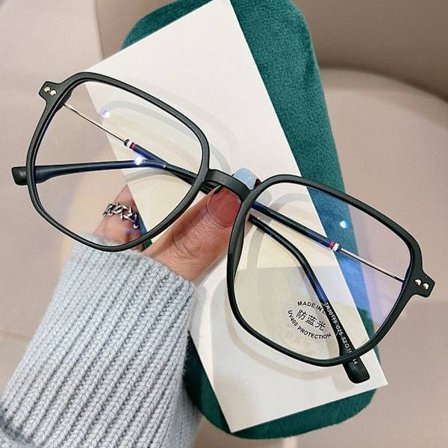 Anti-Blue Light Briller Oversized Briller GRØN