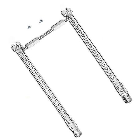 Polttinputki Weber Spirit E-210 E-220 S-210 S-220 BBQ-grillin osille (FMY)