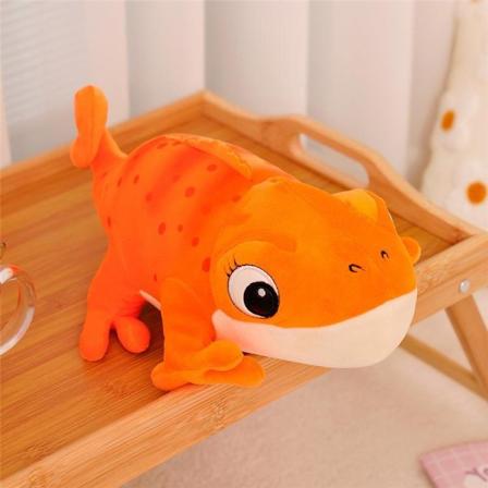 30 cm tegneserie kamæleon plyslegetøj Børn pudegaver Orange