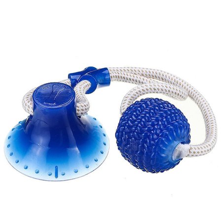 Hundleksaker Dragkamp Leksaker (blå boll)