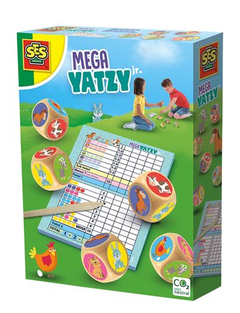 Game - Yatzy - Mega Junior Patterned SES Creative