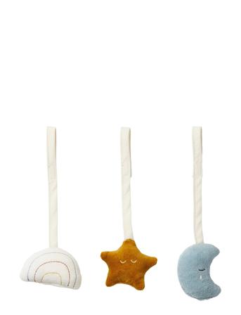 Playgym Accessories - Moonbeam - 3 Pack Toys Baby Toys Educational Toys Activity Toys Multi/patterned Fabelab