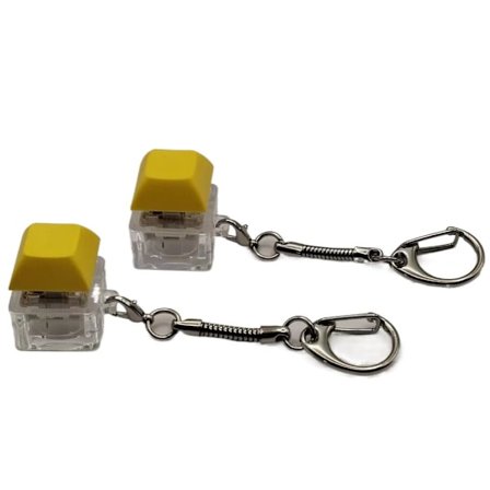 Keyboard Clicker med LED-lys Keyboard Fidget Toys GUL