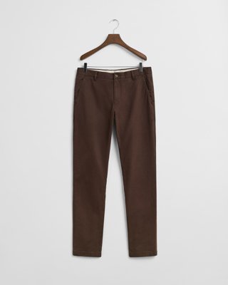 GANT - Slim fit super comfort chinos til herre rich brown