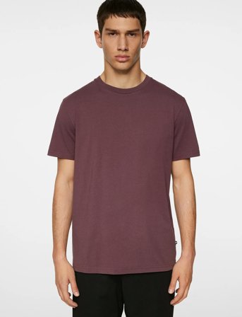 J. Lindeberg Sid Basic T-Shirt - Burgundy - S