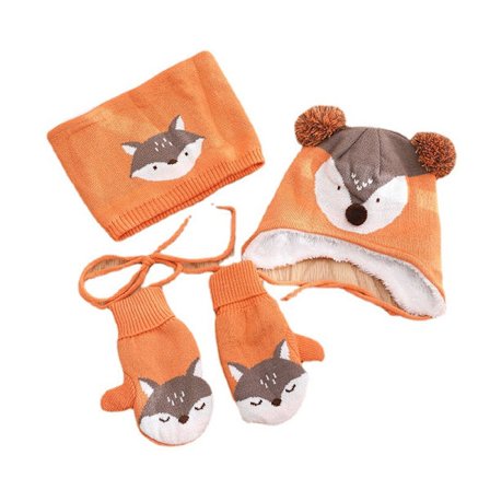 Barnelue Håndkle Håndkle Lue Sett En Sett Vår Høst Vinter Gutt Jente Bab