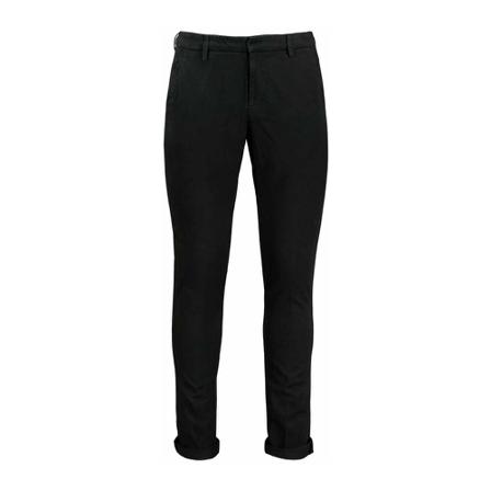 Dondup, Slim-fit Trousers Zwart, Heren, Maat:W32,Katoen