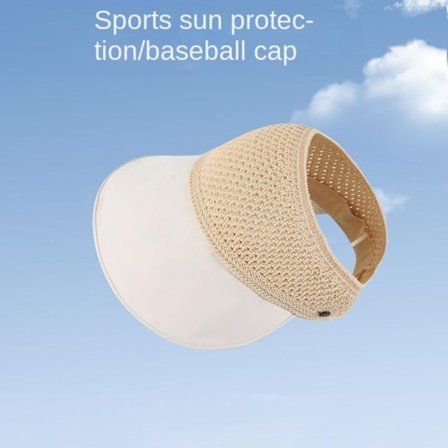 Keps med skärm BEIGE