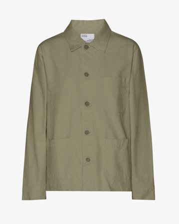 Organic Workwear Jacket - Dusty Olive - Female - XS
