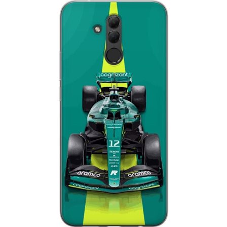 Kompatibel Mobilcover til Huawei Huawei Mate 20 lite Aston Martin Formel 1 bil i grønt racerkoncept med moderne studiostemning