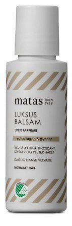 Matas Striber Luksus Balsam til Normalt Hår Uden Parfume 75 ml, Hår, Shampoo & Hårpleje, Balsam