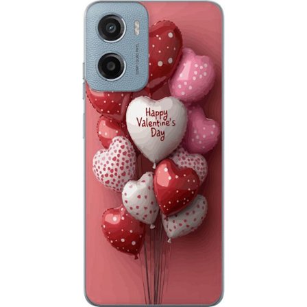 Kompatibel Mobilcover til Motorola Motorola Moto G05 Valentinsballoner